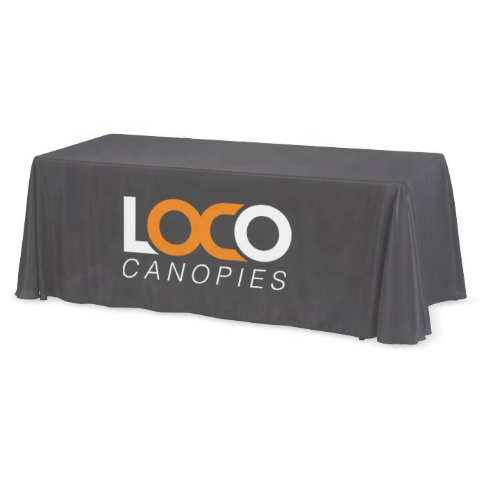Custom Logo Fitted Trade Show Table Cloth Table Cover